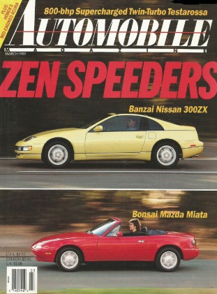 AUTOMOBILE 1989 MAR - 300ZX, MX-5, KOENIG, ELAN