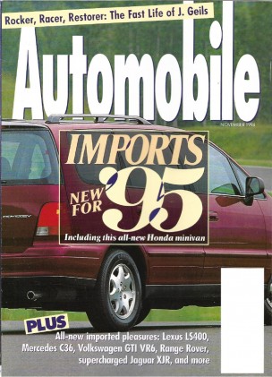 AUTOMOBILE 1994 NOV - JAGUAR XJR, C36, VW GTI VR6