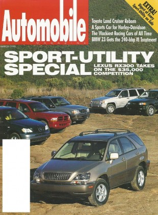 AUTOMOBILE 1998 MAR - SUVs, M ROADSTER, GOLDEN SUB