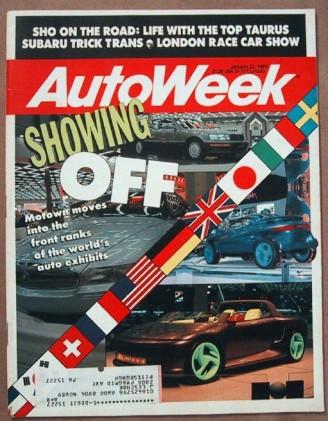AUTOWEEK 1989 JAN 23 - TAURUS SHO, AUTO SHOWS
