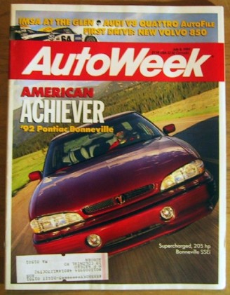 AUTOWEEK 1991 JULY 08 - SPL, SSEi & QUATTRO V8 TESTED