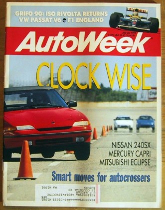 AUTOWEEK 1991 JULY 22 - 240SX, GSX & XR2 TESTED, VR6