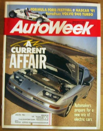 AUTOWEEK 1991 DEC 09 - ELECTRIC CARS, VOLVO 940 TURBO