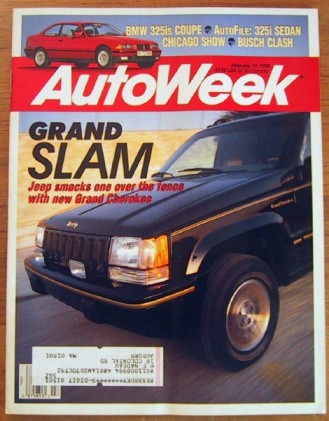 AUTOWEEK 1992 FEB 17 - RICHARD PETTY, NEW 325i & SC400