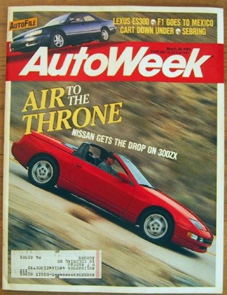 AUTOWEEK 1992 MAR 30 - ZETA, 300ZX DROPTOP, STEAM RACER