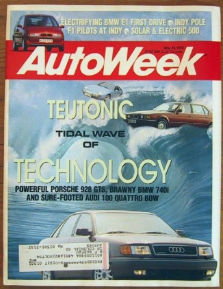 AUTOWEEK 1992 MAY 18 - PORSCHE 928 GTS & QUATTRO TESTED