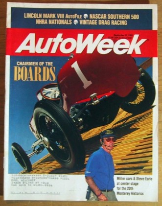 AUTOWEEK 1993 SEPT 13 - MARK 8, NOSTALGIA & DRAG RACES