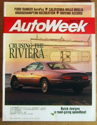 AUTOWEEK 1993 DEC 06 - NEW RIVIERA, ACCORD & RANGER