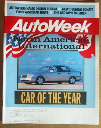 AUTOWEEK 1994 JAN 10 - CAR/TRUCK OF THE YEAR, ALFA 164