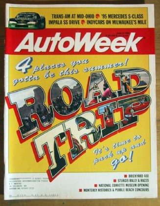 AUTOWEEK 1994 JUNE 13 - ROAD TRIPS, IMPALA SS, 25TH T/A