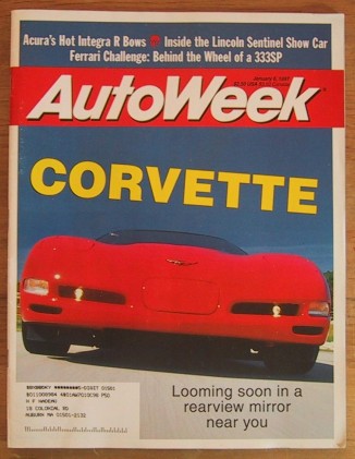 AUTOWEEK 1997 JAN 06 - NEW CORVETTE, FERRARI SPECIAL