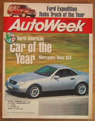 AUTOWEEK 1997 JAN 13 - CAR & TRUCK OF THE YEAR, 540i