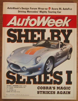 AUTOWEEK 1997 JAN 27 - SHELBY SPECIAL, BOXSTER, VETTE