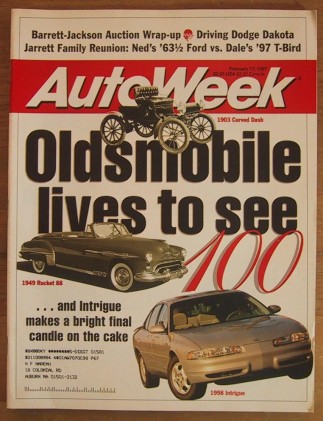 AUTOWEEK 1997 FEB 17 - THE JARRETTs, SHO, OLDS SPECIAL
