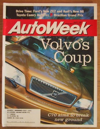 AUTOWEEK 1997 APR 07 - MERCEDES CLK GTR, SENNA & CLARK