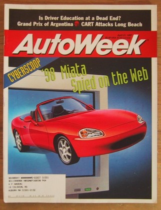 AUTOWEEK 1997 APR 21 - NEW MIATA, BMW DRIVING SCHOOL