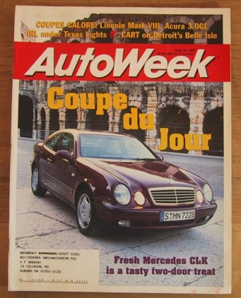 AUTOWEEK 1997 JUNE 16 - MARK VIII, CLK, Z3, ACURA CL