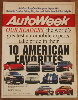 AUTOWEEK 1997 JUNE 30 - PROWLER, XK8 & ALTIMA TESTED