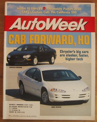 AUTOWEEK 1997 OCT 06 - SHO, ES 300 & INTRIGUE TESTED