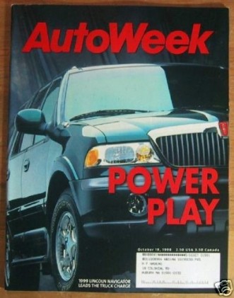 AUTOWEEK 1998 OCT 19 - HOT TUNER TRUCKS, DON PANOZ, GTX