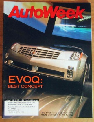 AUTOWEEK 1999 JAN 18 - SC1 TEST, B4000, AERO-DYNAMIC