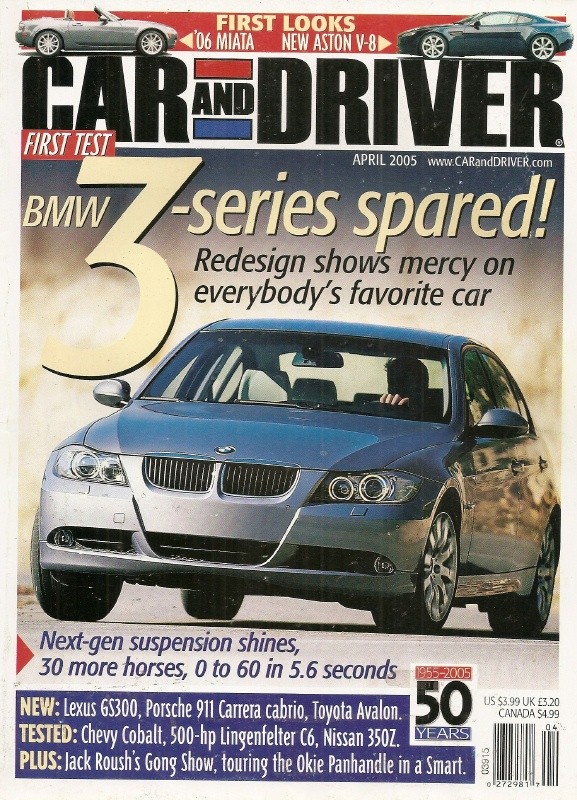 CAR & DRIVER 2002 MAY - JAGUARS, G35, TURBO-PT, X5 - 2000-2009 - JIM'S MEGA  MAGAZINES