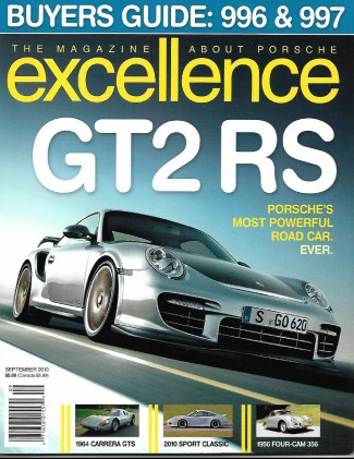 EXCELLENCE - PORSCHE 2010 SEPT - GT2 RS, CARRERA GTS, 356 4-CAM