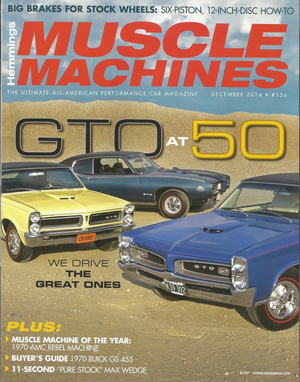 HEMMINGS MUSCLE MACHINES 2014 DEC - GTO Spcl, IMSA GTO CAMARO, 50 LX ...