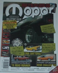 Mopar Collectors Guide November 2020 Magazine MCG HEMI Road Runner