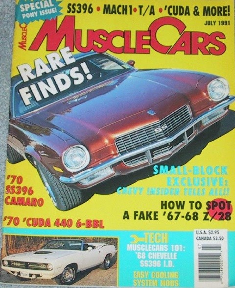 MUSCLE CARS 1991 JULY - FORD GT40 STREET CAR, JAVELIN - MUSCLE CARS ...