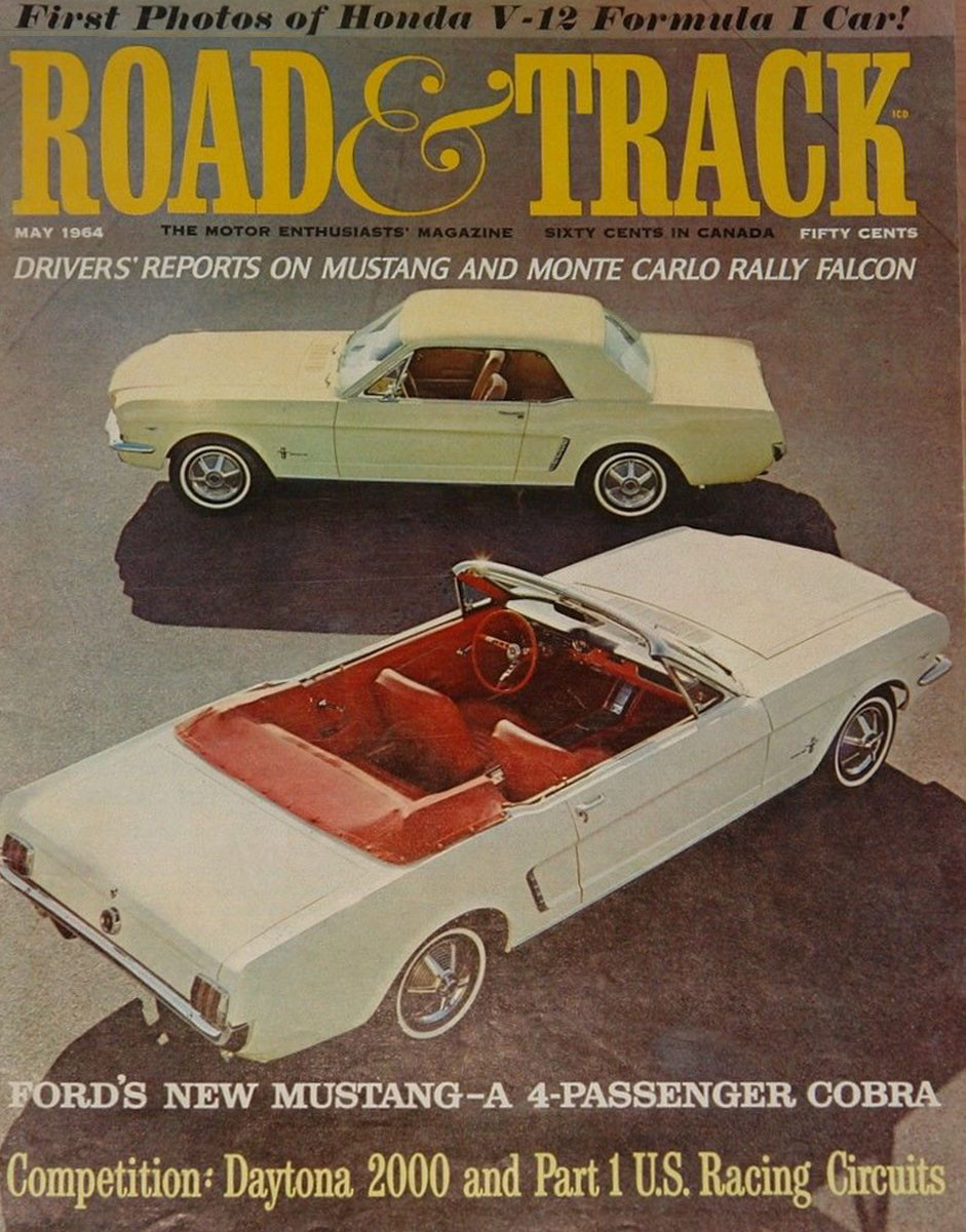 1969 mustang monte carlo bar on Road Track 1964 May New Mustang Honda Swallow 1960 1969 Jim S Mega Magazines