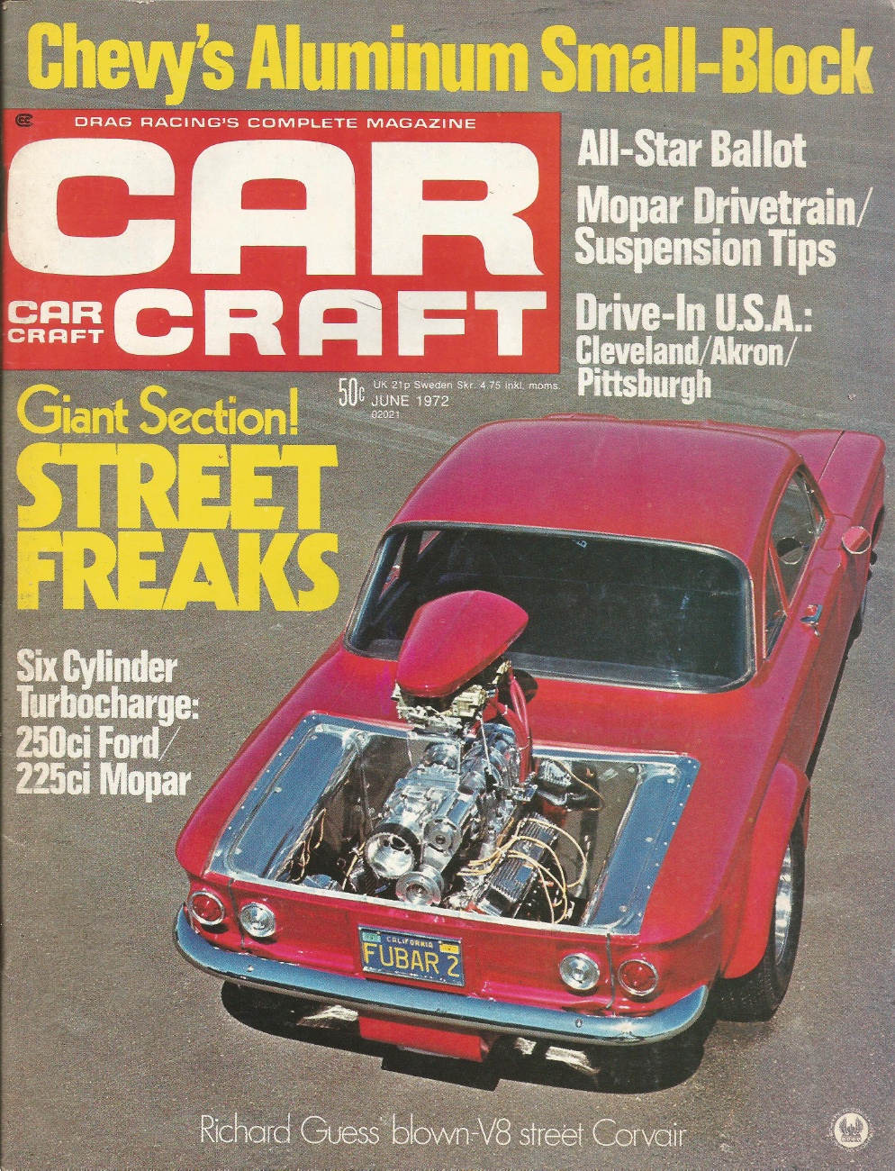Car Craft June 1972 Issue