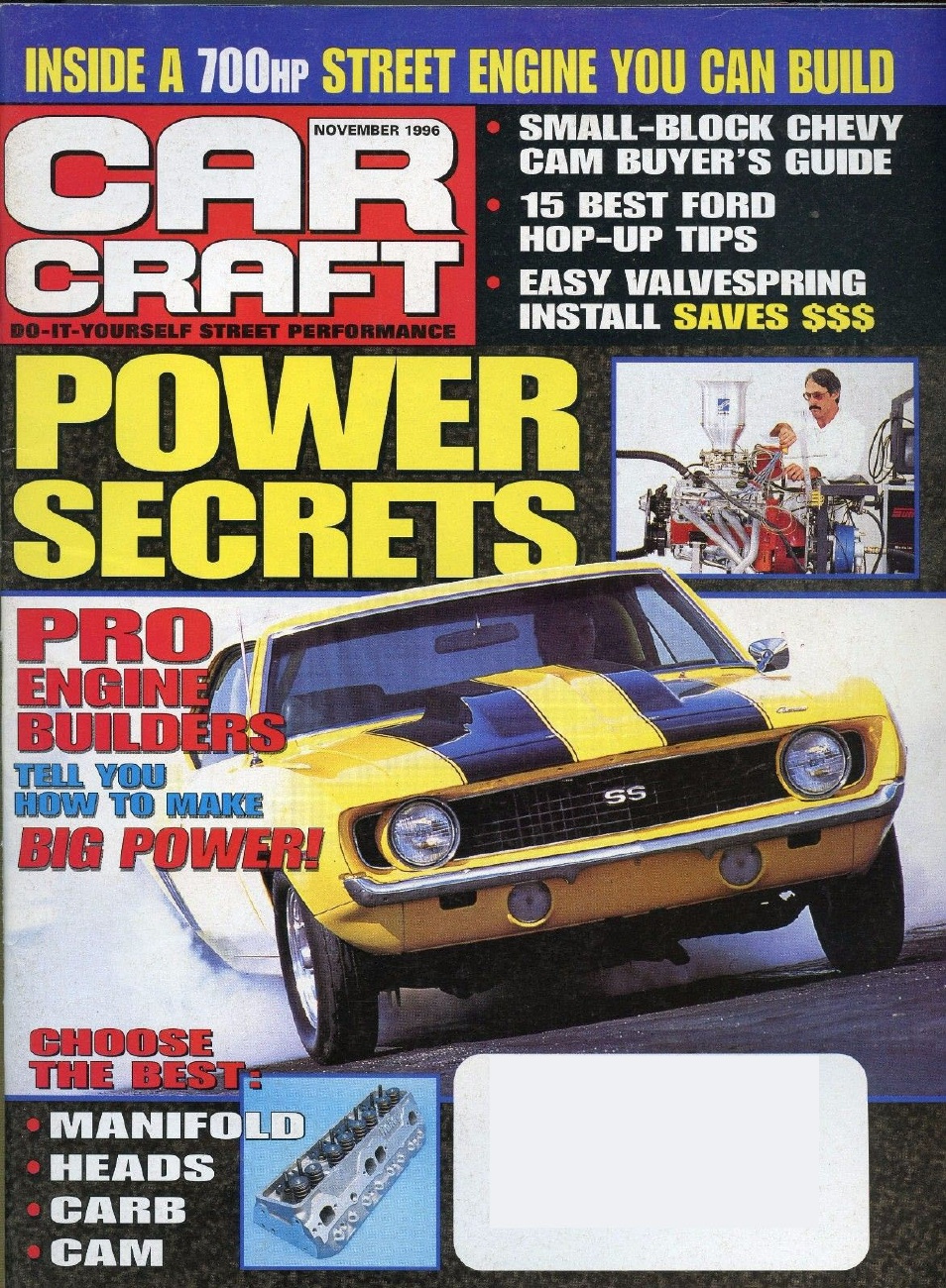 Car Craft November 1996 Issue